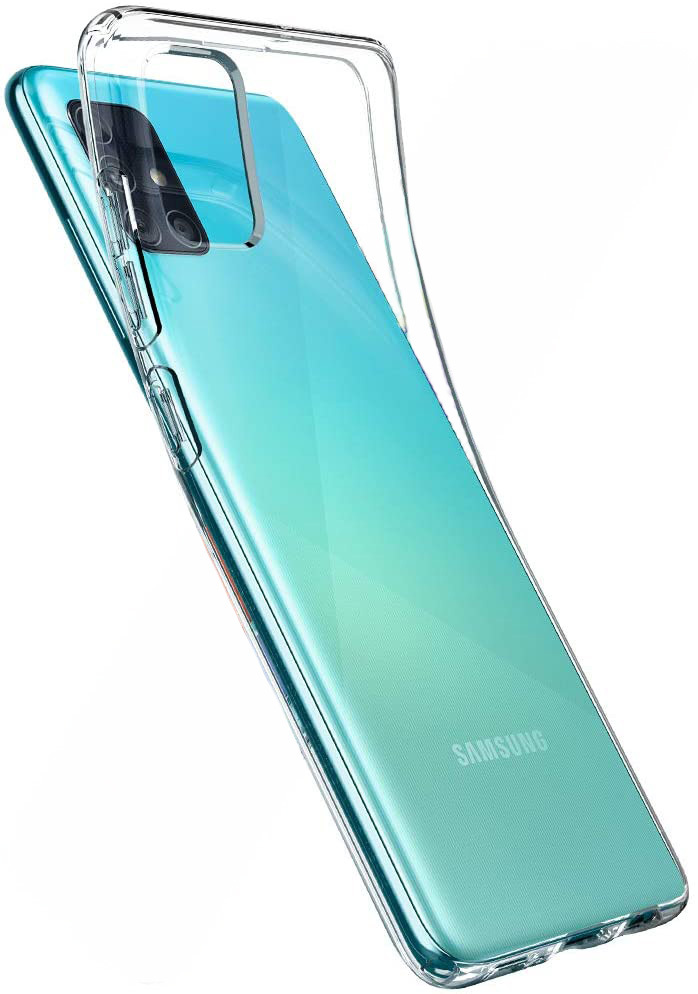 Силиконовый чехол для Samsung Galaxy A51, противоударный / накладка на ...