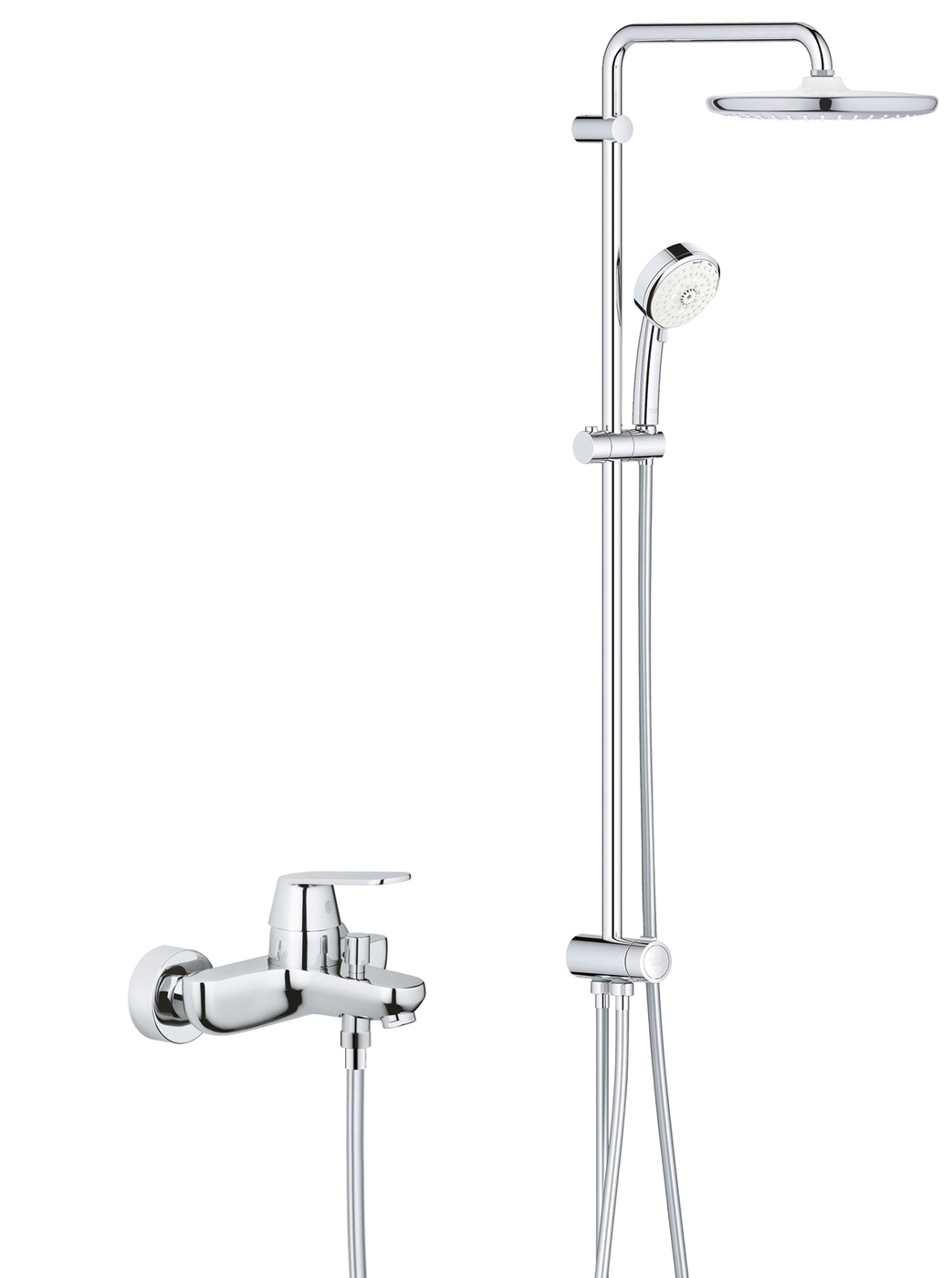 Характеристики Душевая стойка со смесителем для ванны Grohe Eurosmart ...