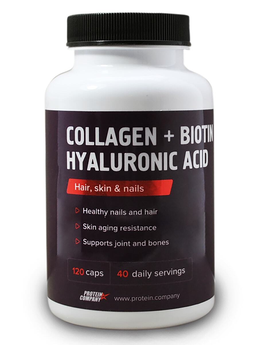 Collagen + Biotin Hyaluronic acid / Коллаген + Биотин / Капсулы / 40 ...