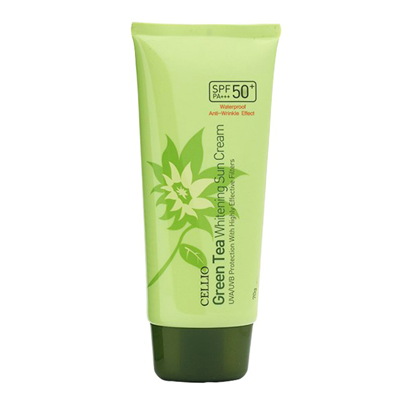Dr.CELLIO Солнцезащитный крем Green Tea Whitening Sun Cream Dr. CELLIO ...