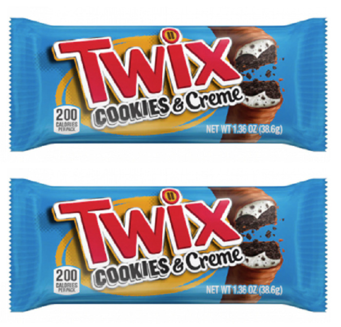 Твикс батончик Кукис Крем ( Cookies & Creme Chocolate) 38,6 гр. х 2 шт ...