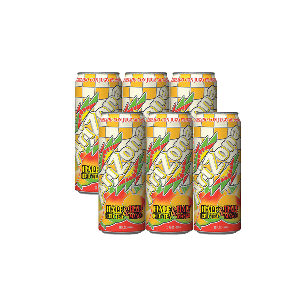 Напиток AriZona Iced tea Half & Half Mango (6шт. по 680мл.) купить с