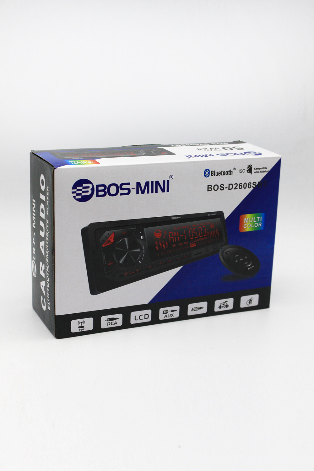  BOS-MINI 2606S BT / магнитола MP3 / автомагнитола 1 din .