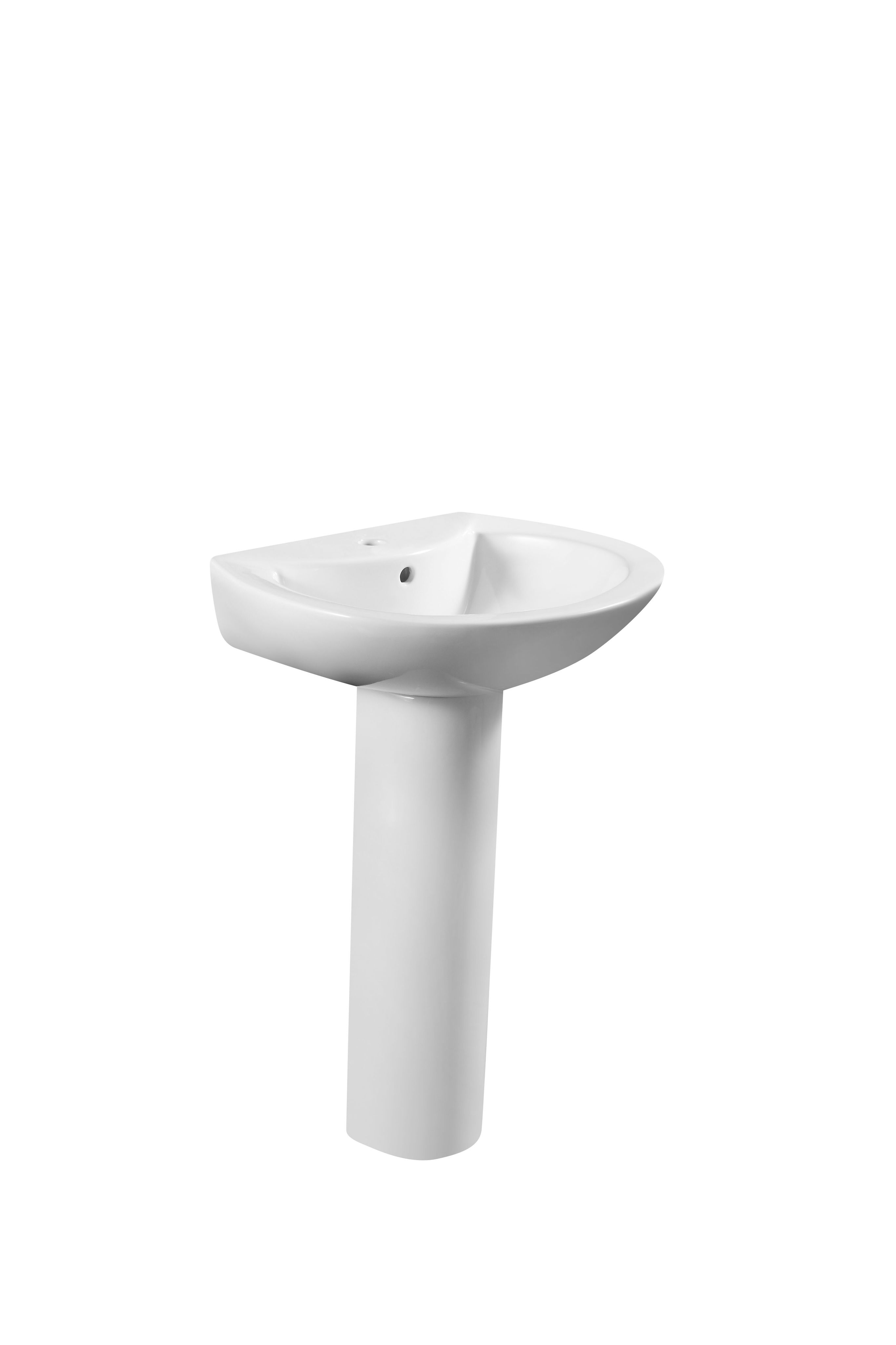 Раковина, Пьедестал Azario AZ-3007, 46,5x55 см купить по доступной цене ...