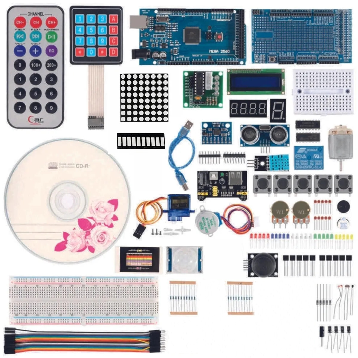 Набор для моделирования Ардуино (Arduino) "9V-Maximum Mega KIT" на ...
