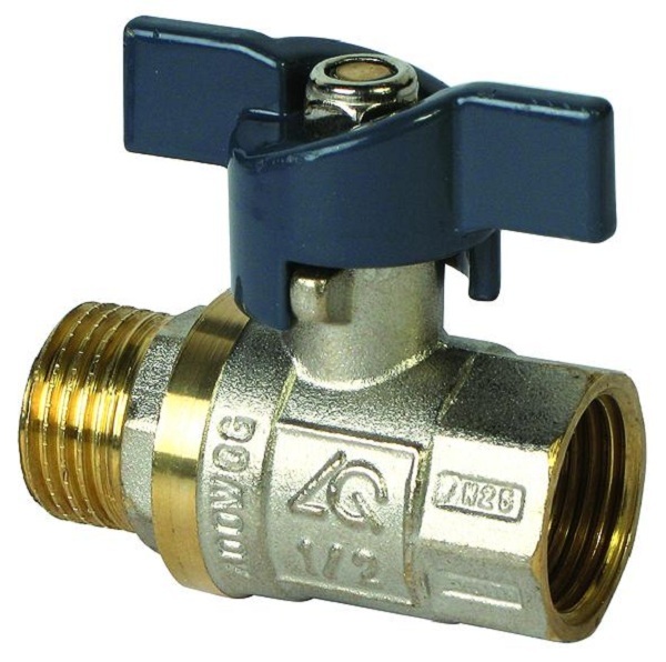 Кран шаровый 3/4 г/ш бабочка Aqualink - купить по низкой цене в ...