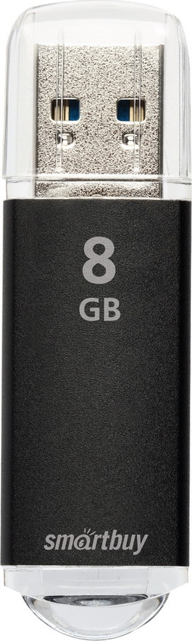 8 ГБ USB Флеш-накопитель USB 2.0 Smartbuy V-Cut Black