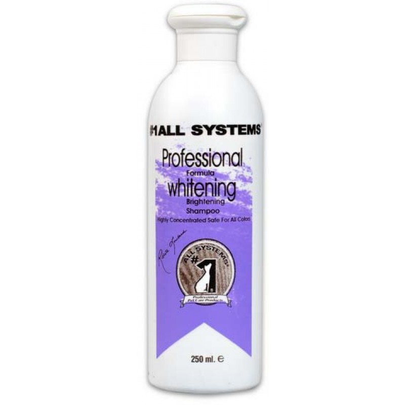 Шампунь отбеливающий для собак с белой шерстью. 1 All Systems Whitening Shampoo шампунь отбеливающий для яркости окраса 500 мл. Валта #1all Systems Whitening Shampoo 3.8л. 1 All Systems Lightening Shampoo шампунь осветляющий 250 мл. Шампунь 1 all Systems crisp Coat Shampoo для жесткой шерсти 250 мл