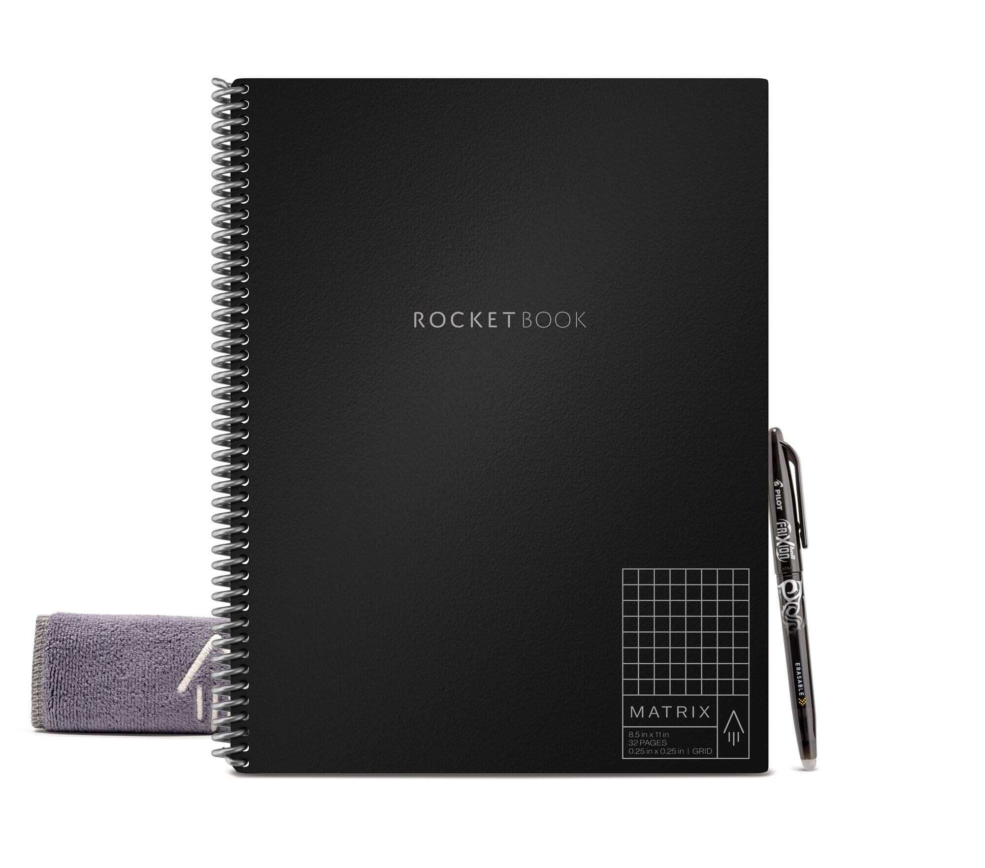 Умный блокнот Rocketbook A5 Letter Size (8.5" x11") (MTX-L-K-A) Черный ...