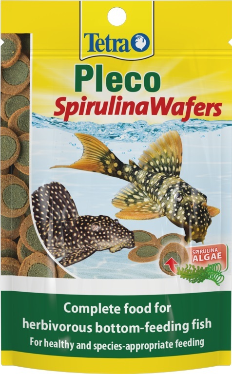 Корм для рыб Tetra Pleco Spirulina Wafers 15г пакет