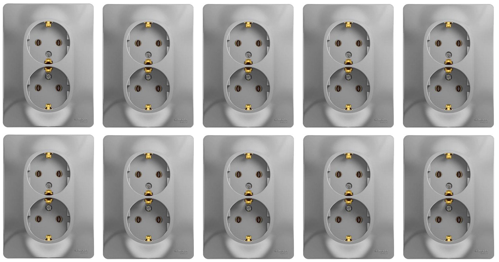 Розетка двухместная Schneider Electric Glossa. Двойная розетка Schneider Electric. Schneider Electric Glossa двойная с заземлением. Розетка двойная цвет алюминий.