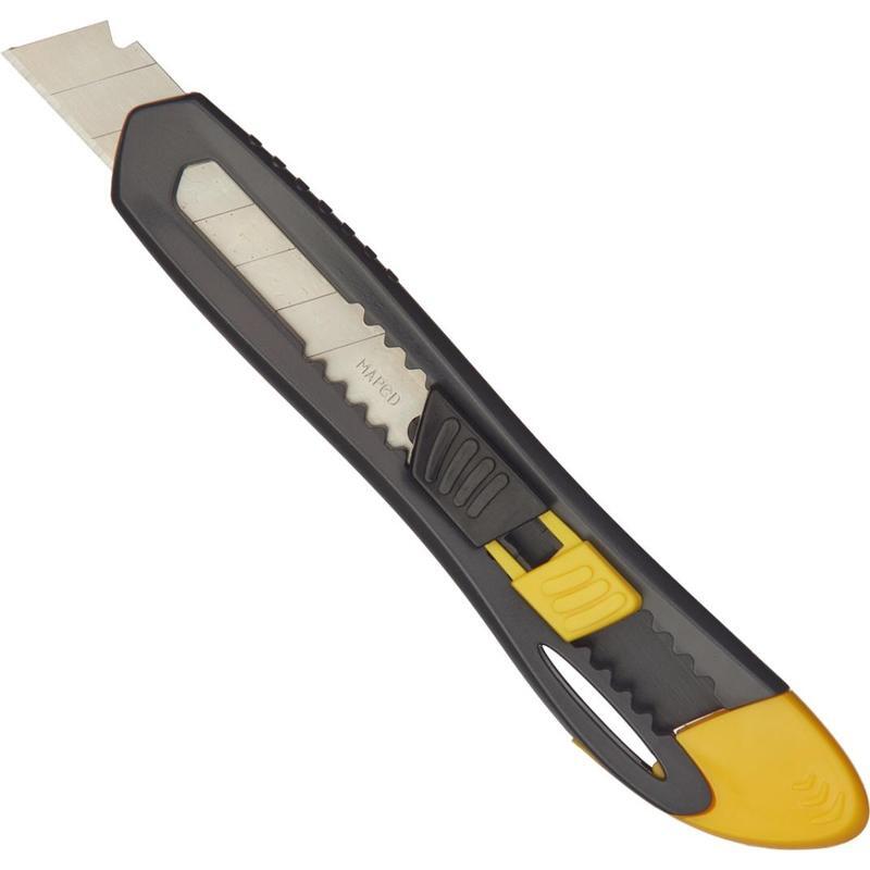Нож канцелярский Maped Universal, канцелярский нож с фиксатором, ширина .