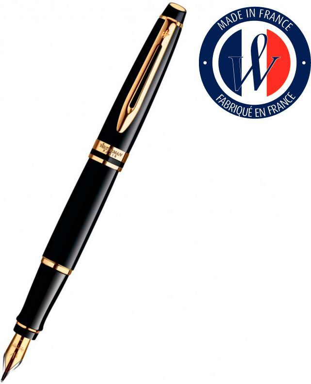 Waterman Expert-Black GT, перьевая ручка, F (S0951640)