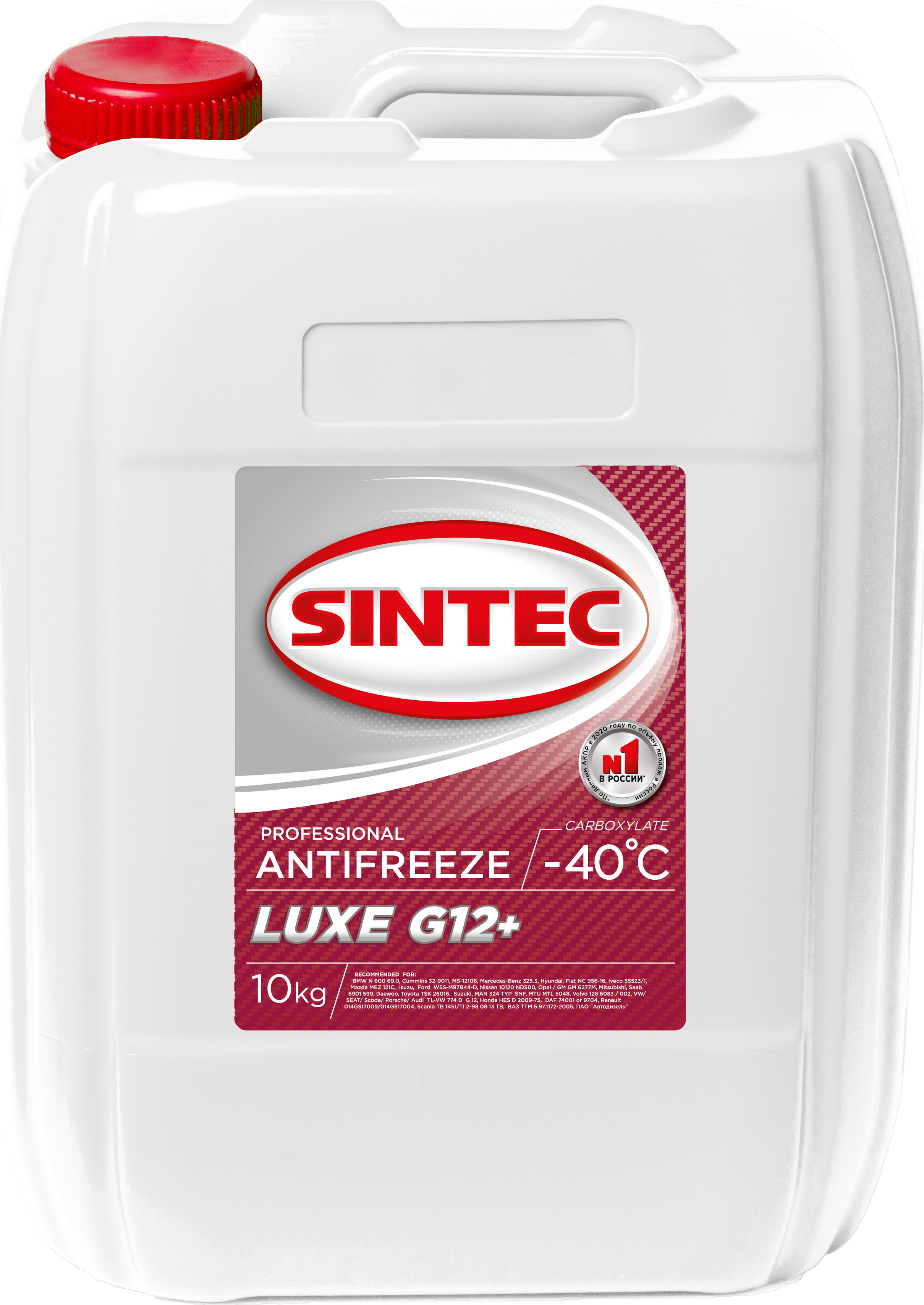 Антифриз Sintec, 10 л, Готовый раствор купить по выгодной цене в ...