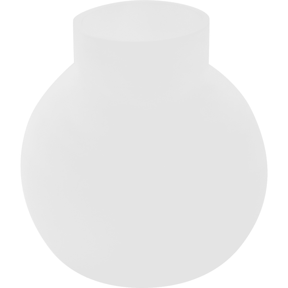 Белые матовые вазы. Ваза, 20 см, цвет белый