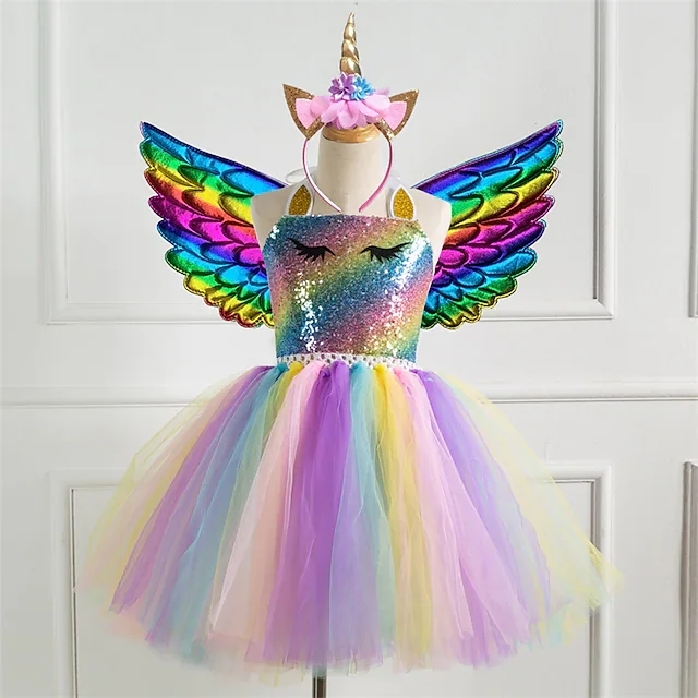 Платье с крылышками для девочки