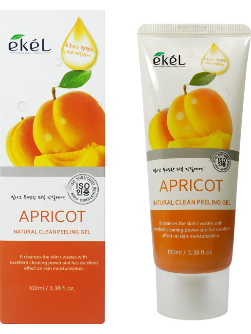 Ekel Скраб-пилинг для лица с экстрактом абрикоса Natural Clean Peeling Gel Apricot 100 мл