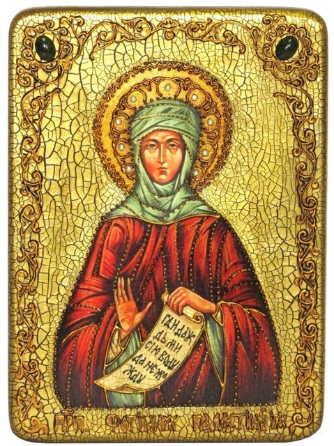 Вышивка "Икона Святая мученица Фотина (Светлана)" - Вышивка крестом