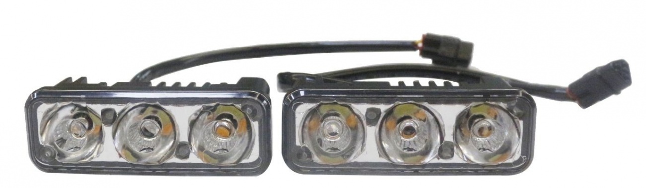 Дневныеходовыеогни(DRL)AVSDL-3(4.5W,3светодиодах2шт)