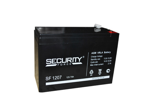 Аккумулятор12V-7А/ч"SecurityForce"(SF1207)