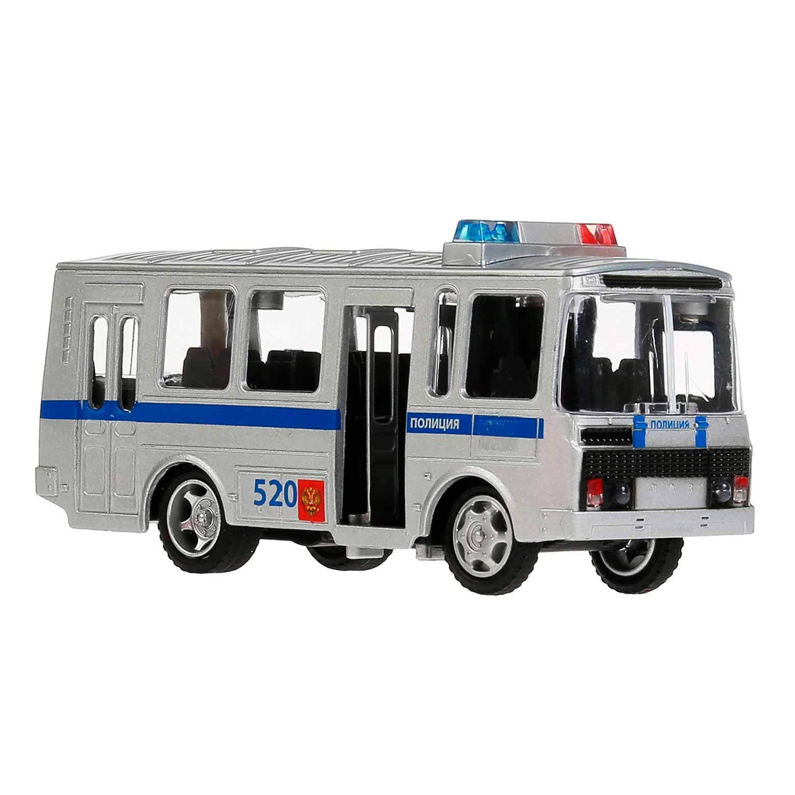 Игрушка автобус металлический коллекционный с открывающимися дверьми ...