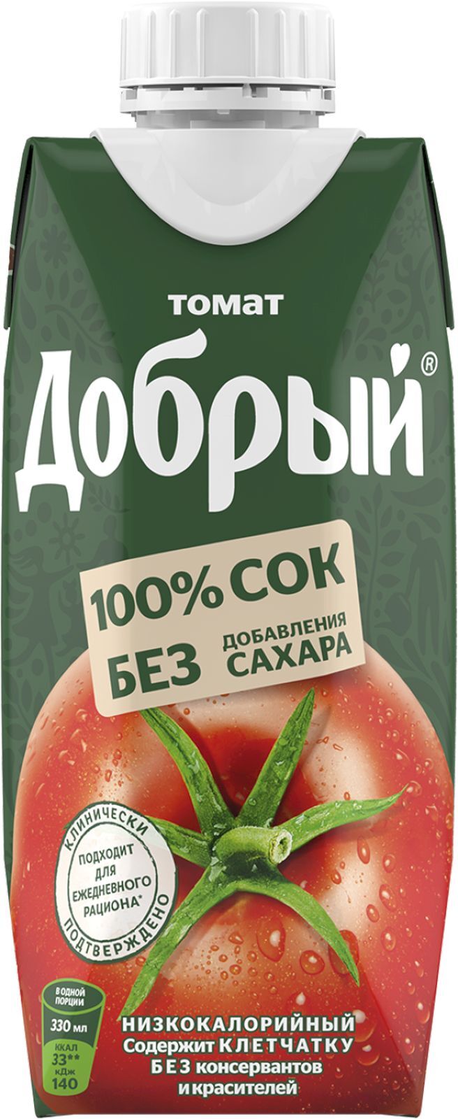 Добрый Томатный сок 0,33 л — купить в интернет-магазине OZON с быстрой ...