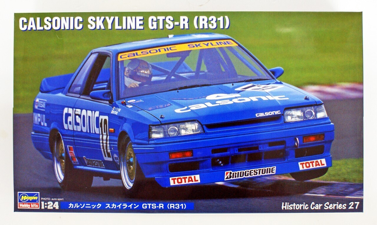 Hasegawa Автомобиль Calsonic Skyline GTS-R R31, 1/24 Модель для сборки