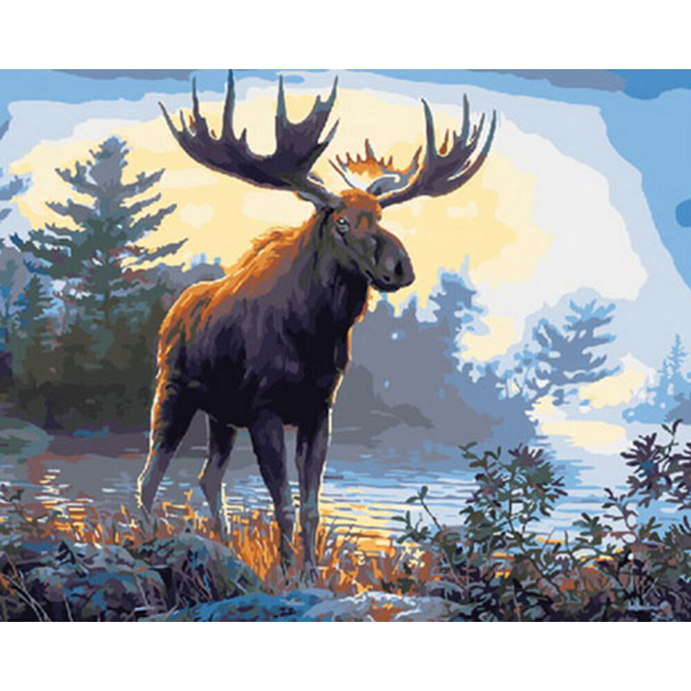 Картина лось в лесу. Robert bateman лось. лось картина данчурова. сохатый лось байкал.