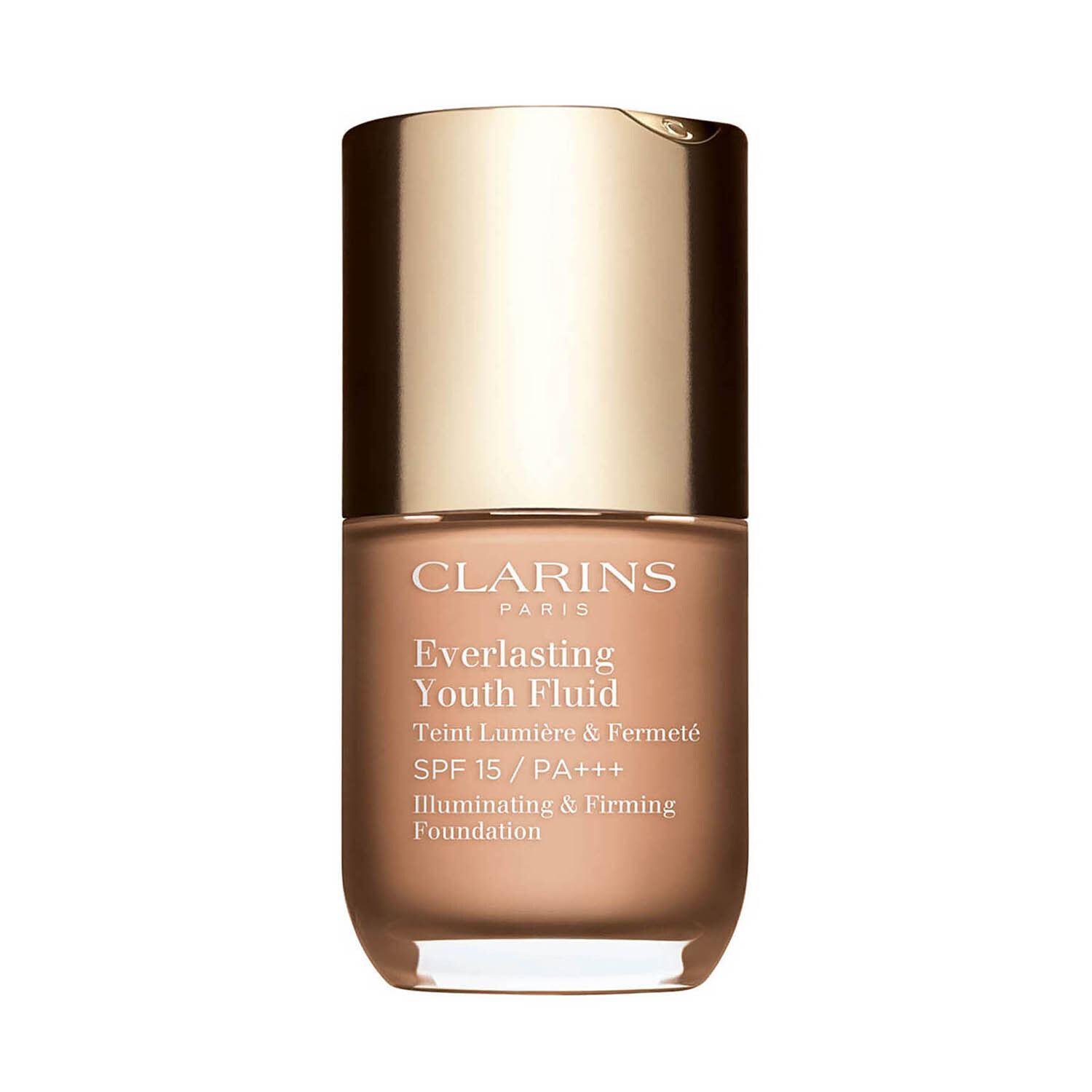 Clarins Everlasting Youth Fluid Устойчивый тональный флюид с омолаживающим действием SPF 15, 109 wheat, 30 мл