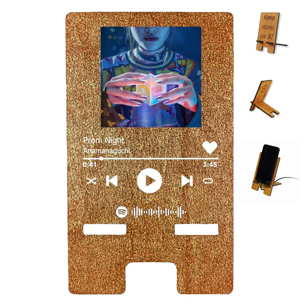 Spotify постер, подставка для смартфона, планшета, Anamanaguchi, Prom Night - купить в