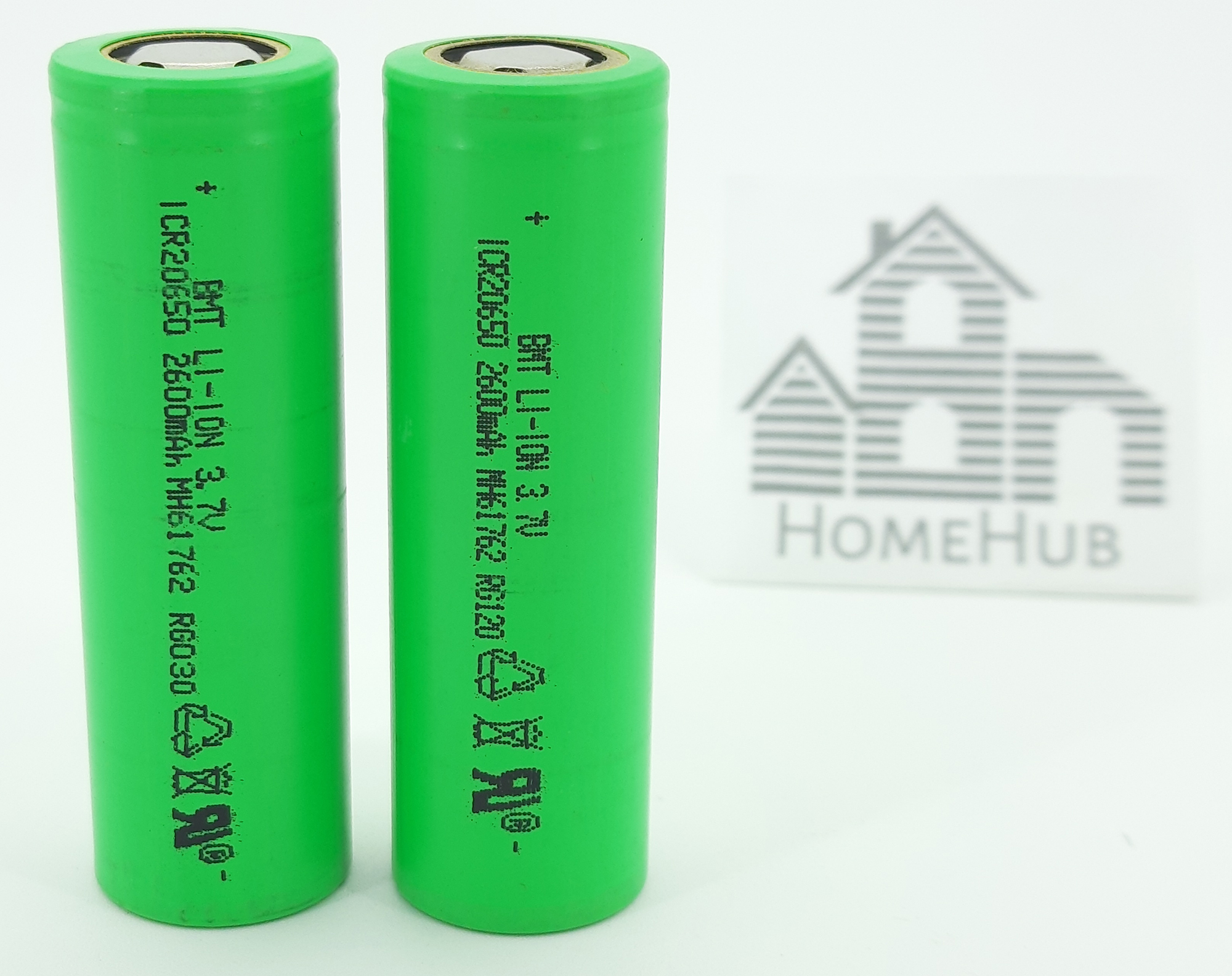 АккумуляторLi-ion,20650,3.7V,2600mAh,2шт