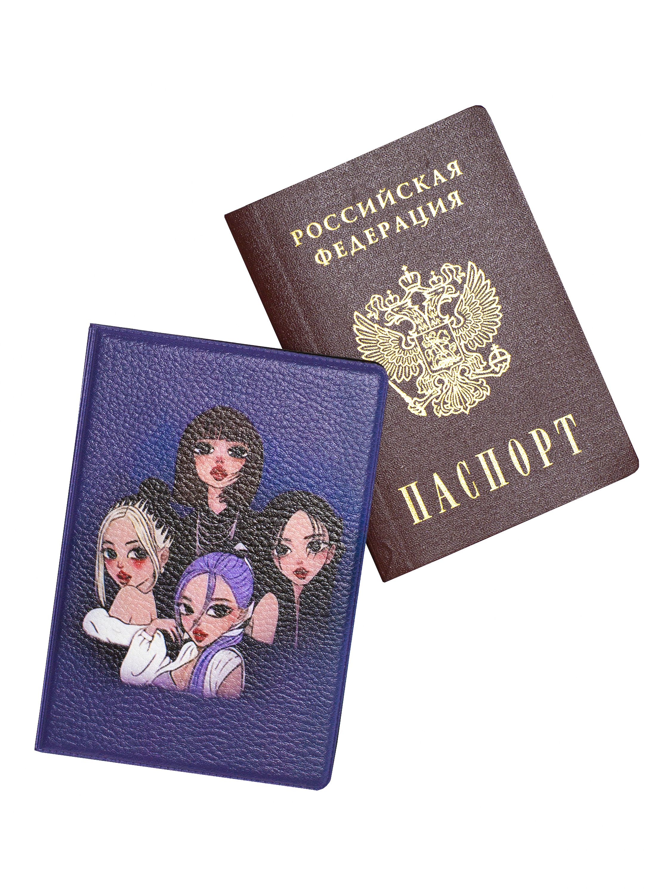 Обложка на паспорт с блэкпинк