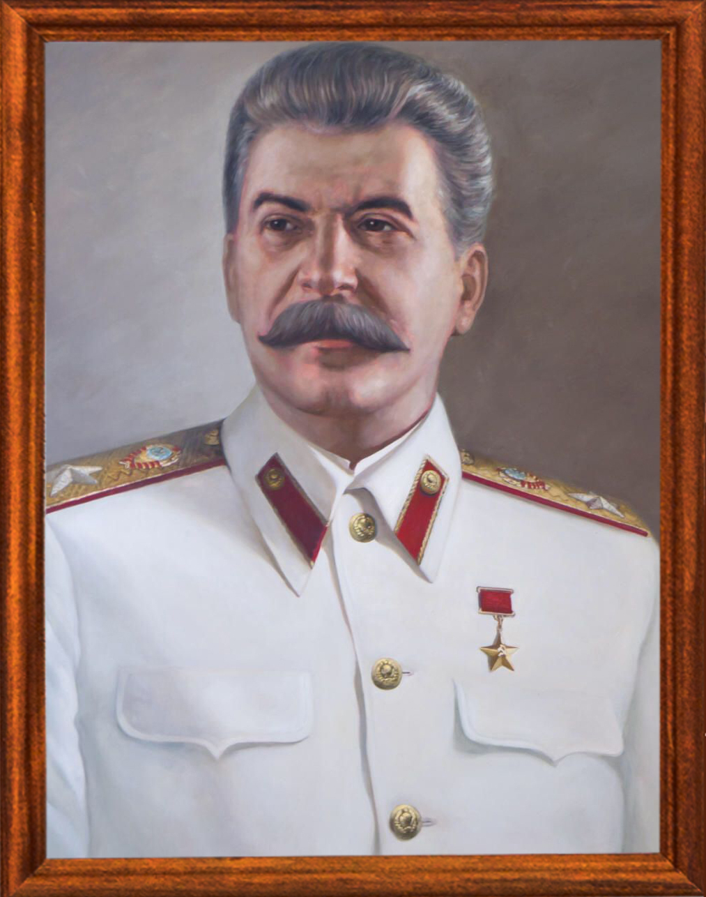 Портрет сталина в бессмертном полку