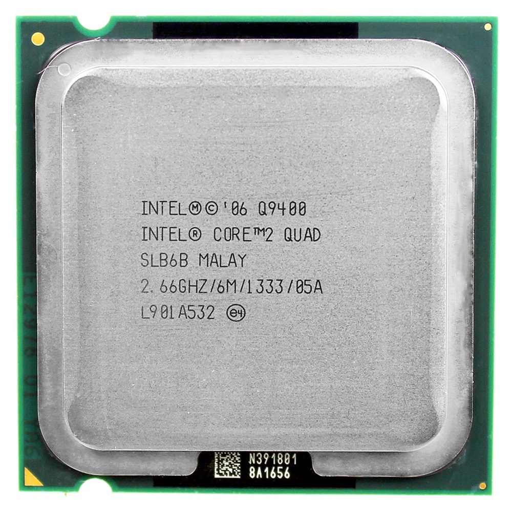 Intel Процессор Core 2 Quad Q9400 (2,66Ghz, 775, 6Mb) OEM (без кулера)