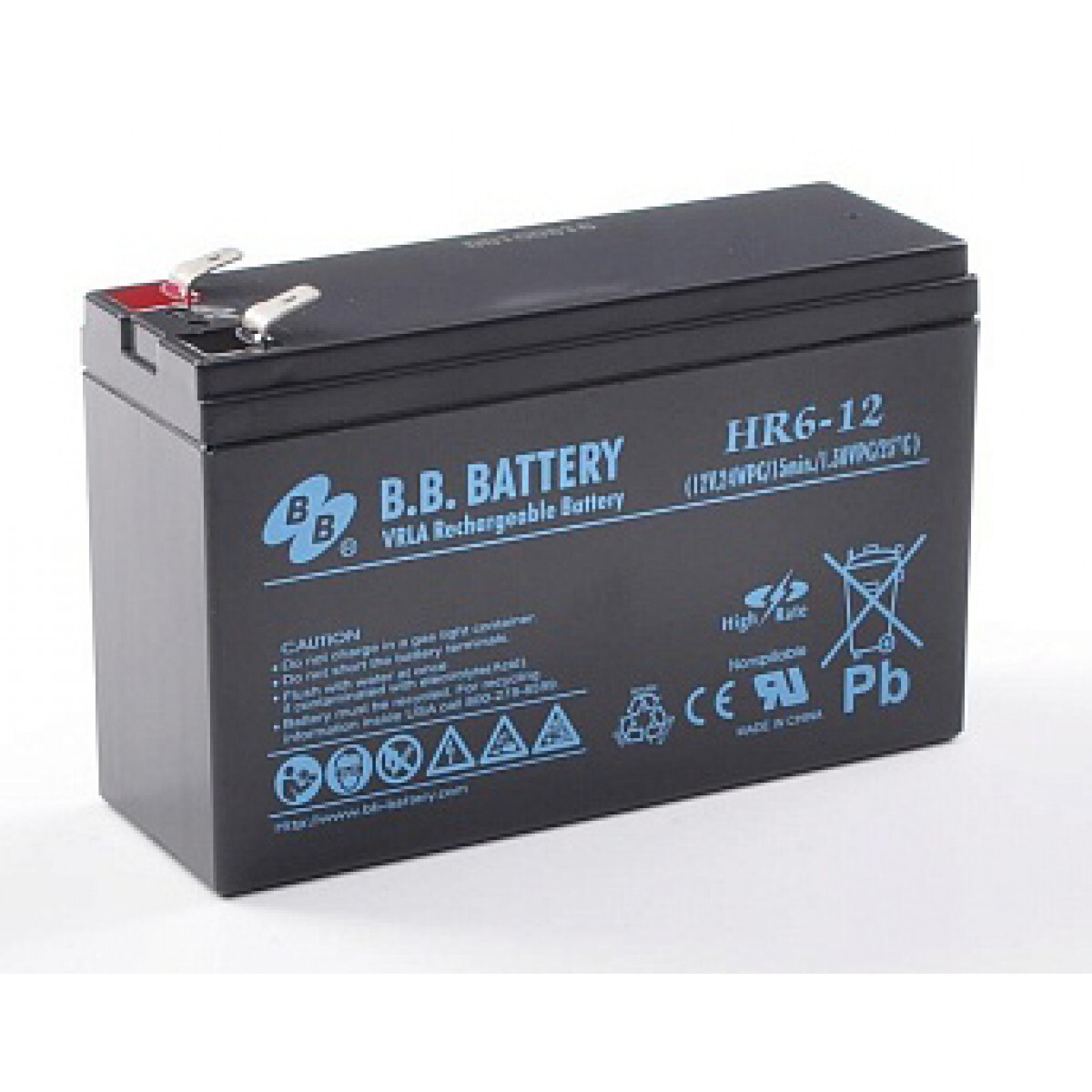 АккумуляторнаябатареяB.B.BatteryHR6-12