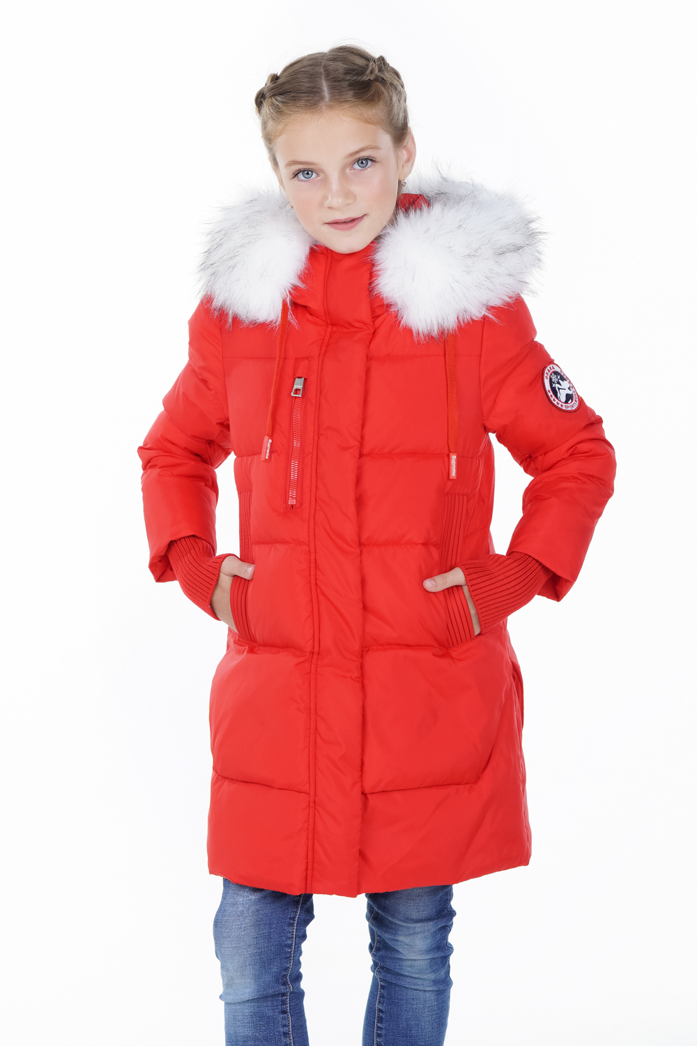 Охара пуховое пальто детское зимнее SNOWIMAGE 2021