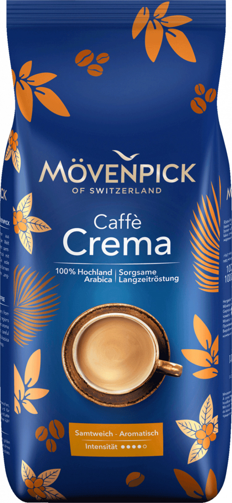 Кофе в зернах Movenpick Caffe Crema 1000 г