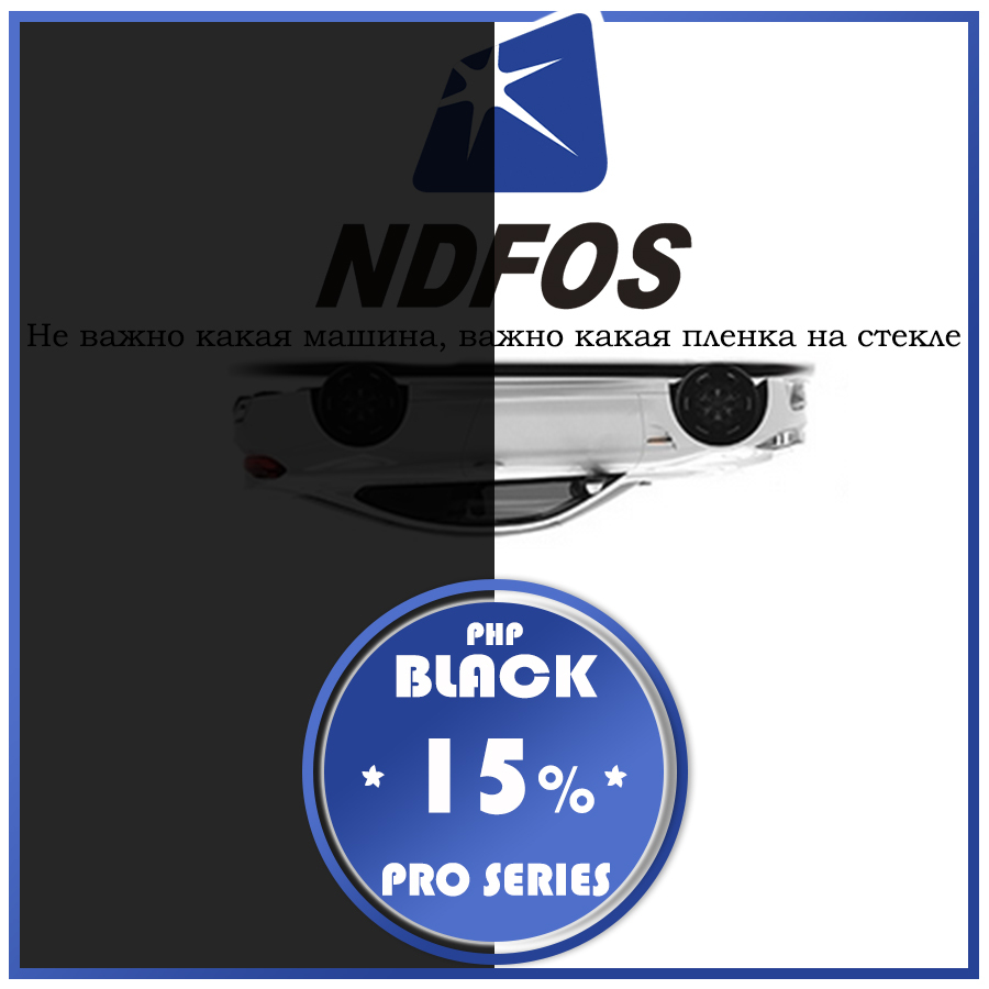 ПленкадлятонировкиавтометаллизированнаяNDFOSHPCHARCOAL15%PROSERIES1000х1524мм