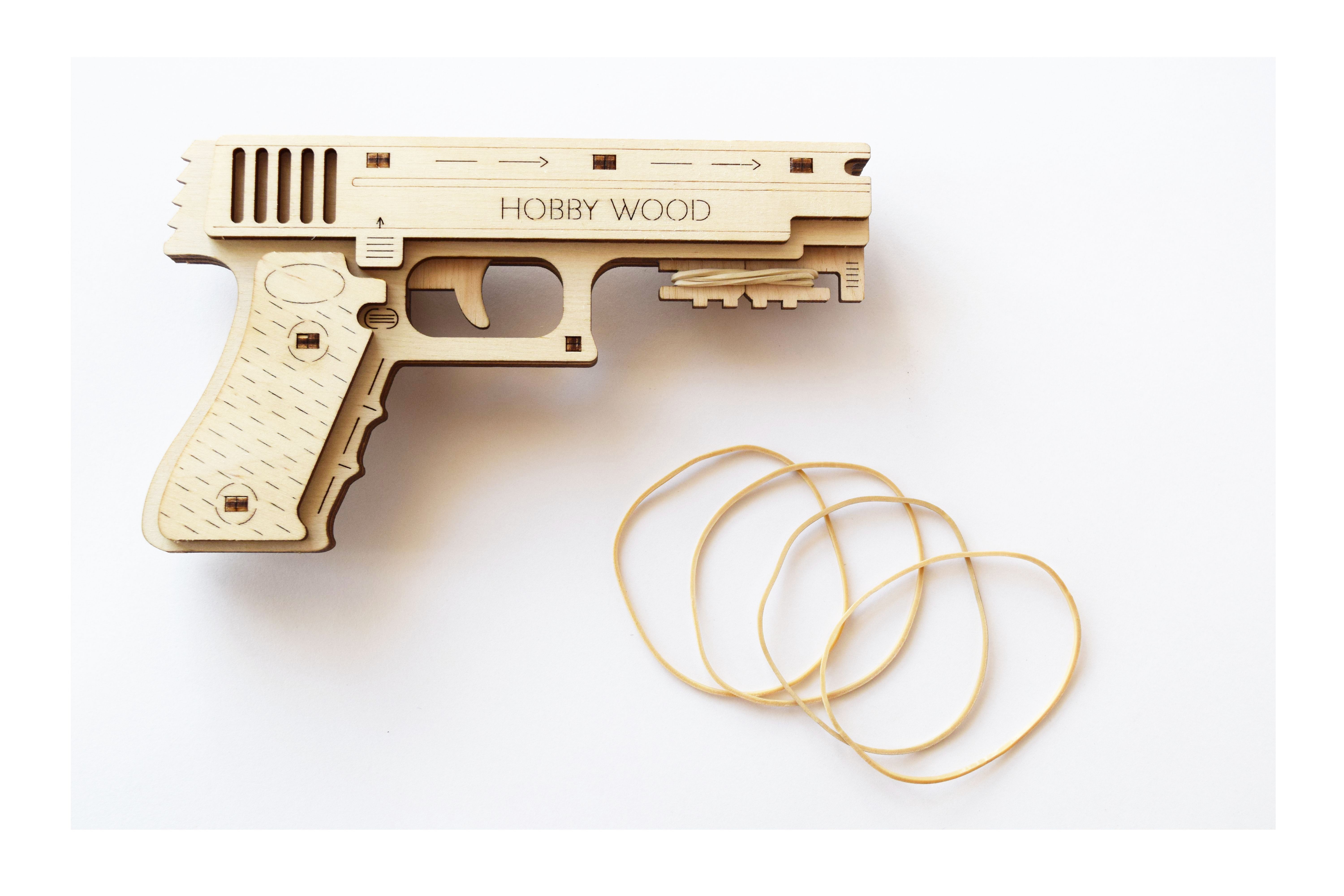 Пистолет Самострел Резинкострел Как Сделать Своими Руками / Нow to make rubber band gun