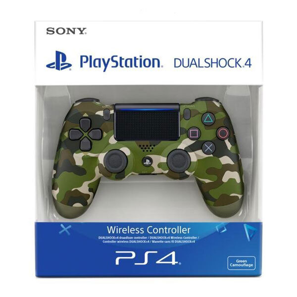 ГеймпадPS4беспроводнойDualShock4v2GreenCamouflage(CUH-ZCT2E)