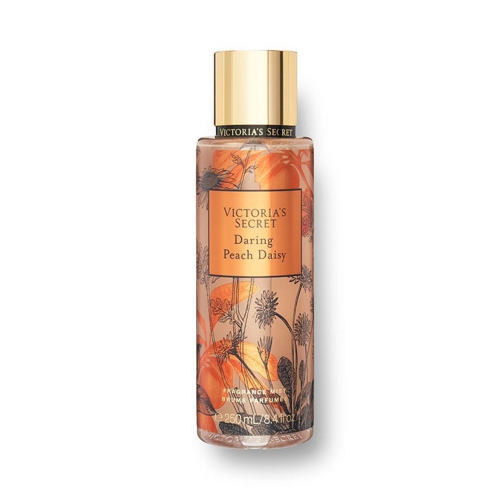 Victorias Secret Daring Peach Daisy Спрей парфюмированный для тела  Спрей  Виктория сикрет - купить с доставкой по выгодным ценам в интернет-магазине  OZON (666090701)