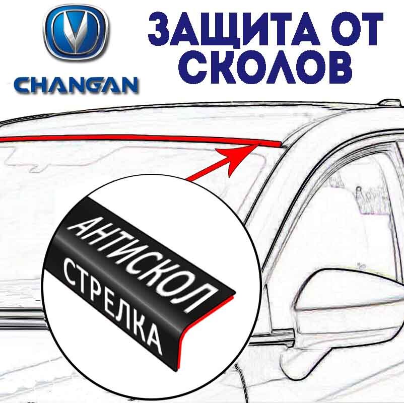 Антискол Changan, защита от сколов стрелка для Чанган