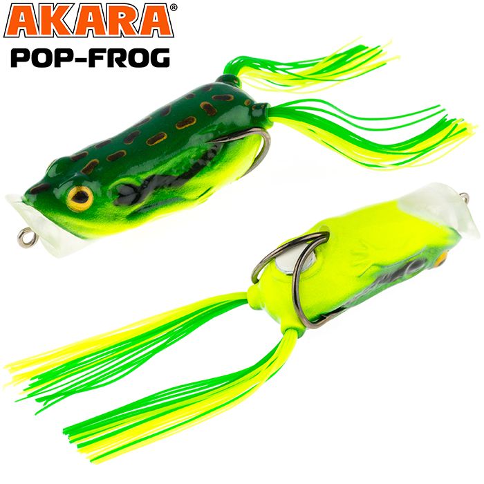 Лягушка Akara Pop-Frog 70 мм 18 гр. (3/5 oz 2,8 in) 3