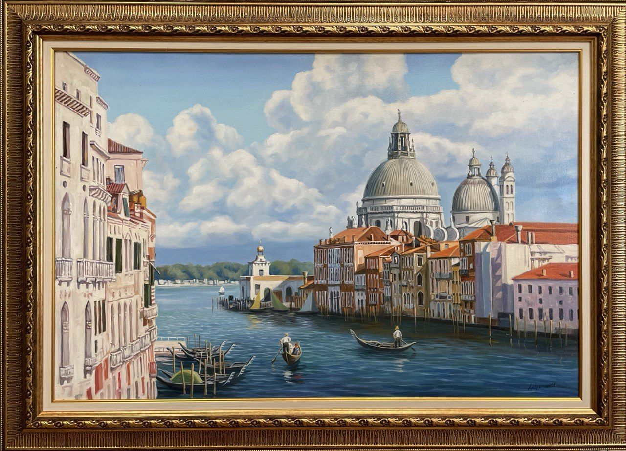 Гранд канал в Венеции картина маслом