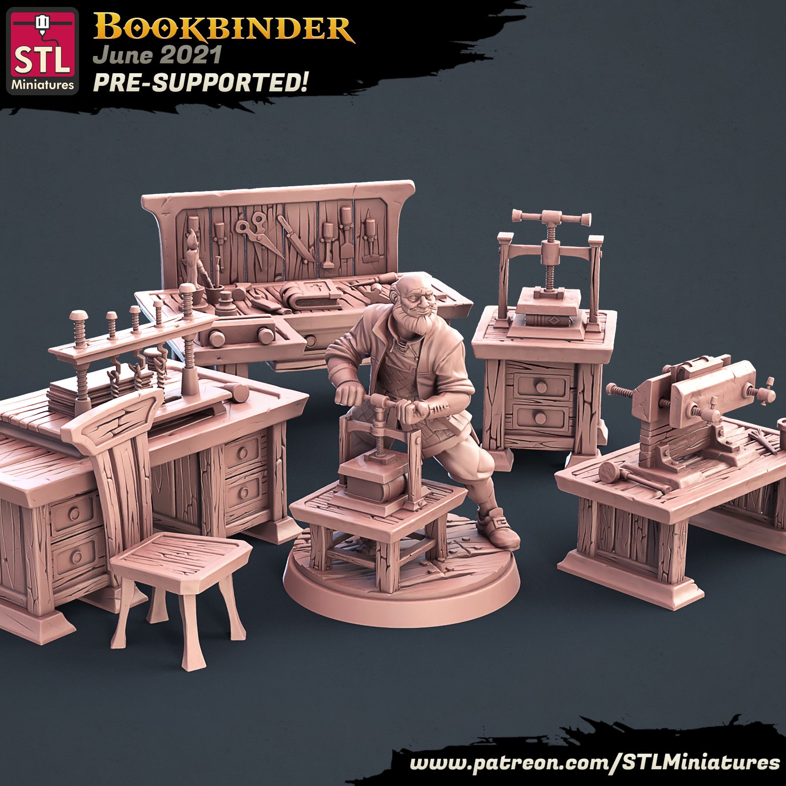 Stl studio. Фигурки днд. stl miniatures. днд фигурки для 3д принтера. stl set.
