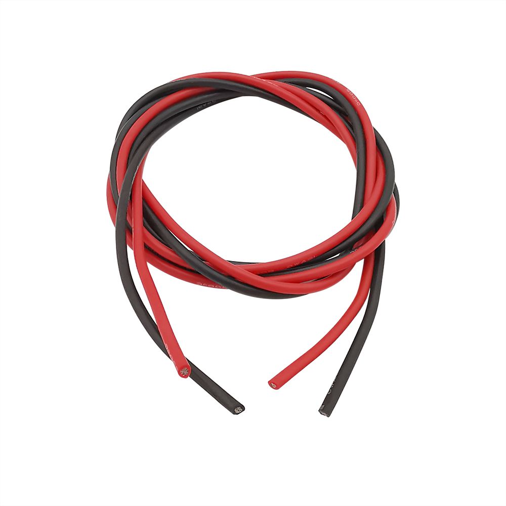 1m Red + 1m Black Silicone Wire 18AWG