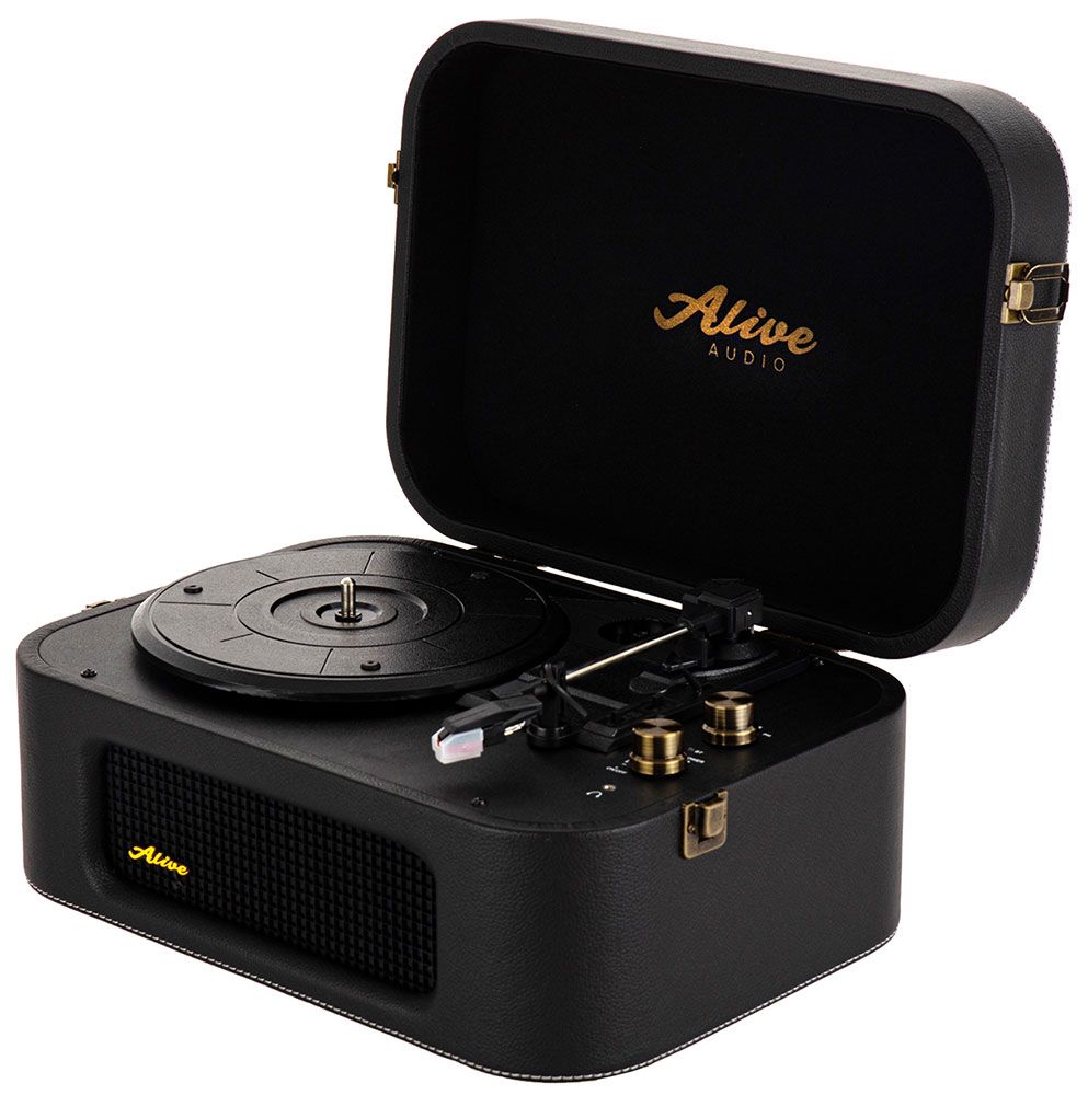 Виниловый проигрыватель Alive Audio STORIES Glam Noir c Bluetooth AASTR06gn