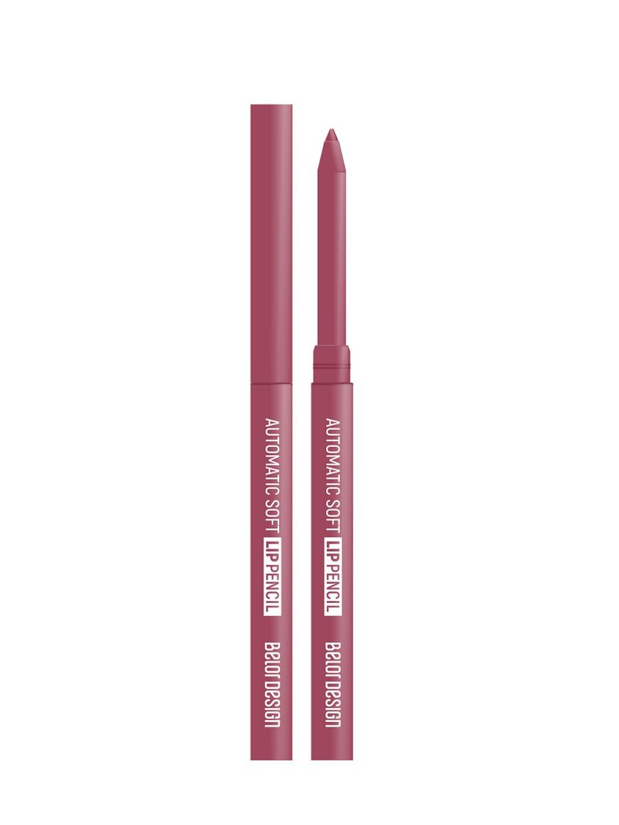 BELOR DESIGN Карандаш для губ механический AUTOMATIC SOFT LIPPENCIL тон 207 вишневый