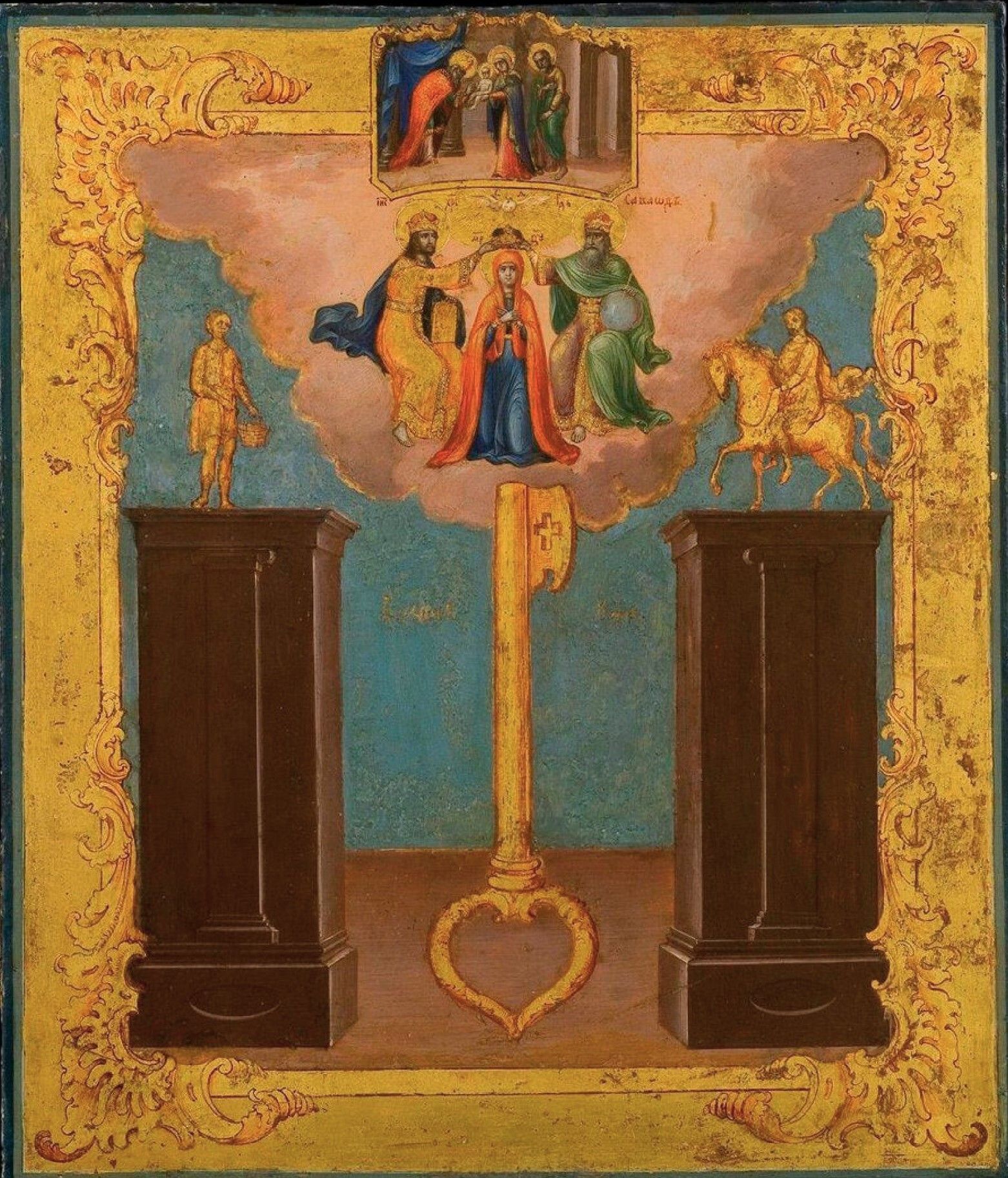 Икона Пресвятой Богородицы ключ разумения