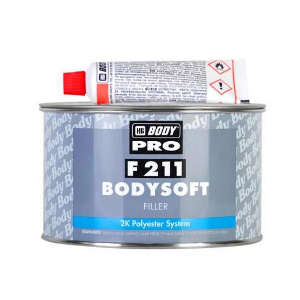 шпатлевка полиэфирная мягкая Body PRO F211 Soft светло-желтая 1.8 кг